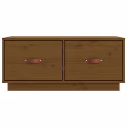 vidaXL Solid Wood Pine TV Cabinet HiFi Media Unit TV Console Multi Colours - Honey brown - Additional view 7