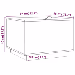 vidaXL 3x Solid Wood Pine Storage Boxes with Lids Tool Chest Multi Colours - Honey brown