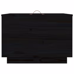 vidaXL 3x Solid Wood Pine Storage Boxes with Lids Tool Chest Multi Colours - Black - Additional view 6