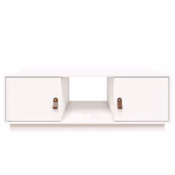 vidaXL Solid Wood Pine Coffee Table Side Centre Accent End Table Multi Colours - White - Additional view 5