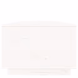 vidaXL Solid Wood Pine Coffee Table Side Centre Accent End Table Multi Colours - White - Additional view 7