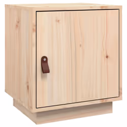 vidaXL 1/2x Solid Wood Pine Bedside Cabinet Table Bed Cabinet Multi Colours - Brown
