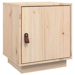 vidaXL 1/2x Solid Wood Pine Bedside Cabinet Table Bed Cabinet Multi Colours - Brown