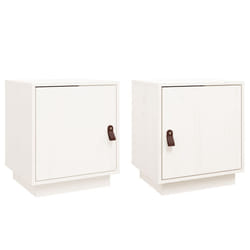 VidaXL 818278 nightstand/bedside table White