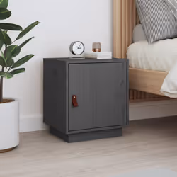 VidaXL 818279 nightstand/bedside table Grey