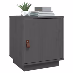 VidaXL 818279 nightstand/bedside table Grey - Additional view 4