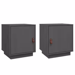 VidaXL 818280, Grey, Polyurethane (PU), Wood, 400 mm, 340 mm, 450 mm, 2 pc(s)