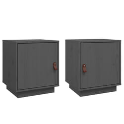 VidaXL 818280 nightstand/bedside table Grey