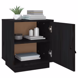 VidaXL 818284 nightstand/bedside table Black - Additional view 5