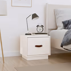 VidaXL 818287 nightstand/bedside table White