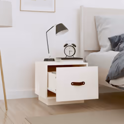 VidaXL 818287 nightstand/bedside table White
