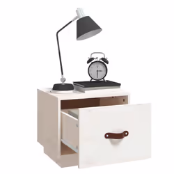VidaXL 818288 nightstand/bedside table White - Additional view 4