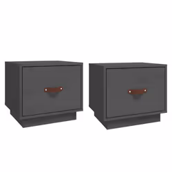 VidaXL 818290, Grey, Polyurethane (PU), Wood, 400 mm, 340 mm, 350 mm, 2 pc(s)