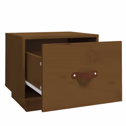 vidaXL 1/2x Solid Wood Pine Bedside Cabinet End Accent Table Multi Colours - Honey brown, 1 - Additional view 7