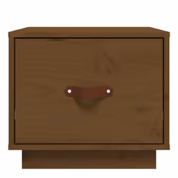 vidaXL 1/2x Solid Wood Pine Bedside Cabinet End Accent Table Multi Colours - Honey brown, 2 - Additional view 5