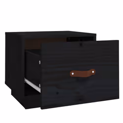 VidaXL 818293 nightstand/bedside table Black - Additional view 7