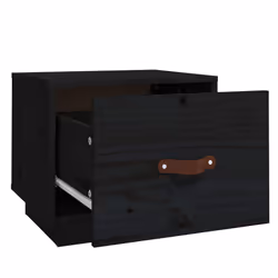 VidaXL 818294 nightstand/bedside table Black - Additional view 6