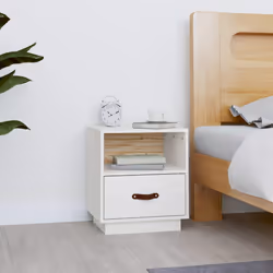 VidaXL 818297 nightstand/bedside table White - Additional view 2