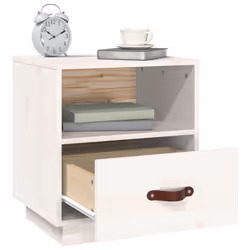 VidaXL 818297 nightstand/bedside table White - Additional view 5