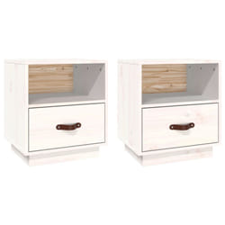 VidaXL 818298 nightstand/bedside table White