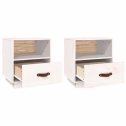 VidaXL 818298 nightstand/bedside table White - Additional view 6