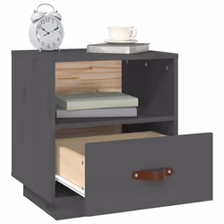 VidaXL 818299 nightstand/bedside table Grey - Additional view 5