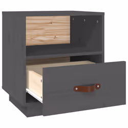 VidaXL 818300 nightstand/bedside table Grey - Additional view 7