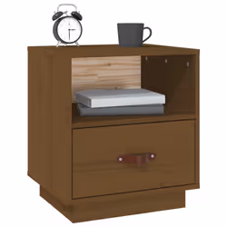 VidaXL 818301 nightstand/bedside table Brown - Additional view 4