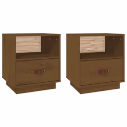 VidaXL 818302, Brown, Polyurethane (PU), Wood, 400 mm, 340 mm, 450 mm, 2 pc(s)