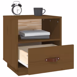 VidaXL 818302 nightstand/bedside table Brown - Additional view 4