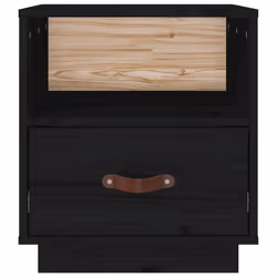 VidaXL 818303 nightstand/bedside table Black - Additional view 6