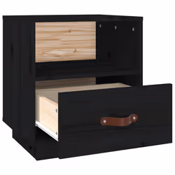 VidaXL 818303 nightstand/bedside table Black - Additional view 7