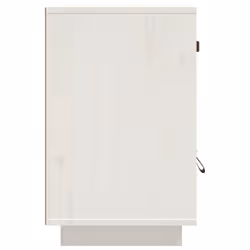 vidaXL 1/2x Solid Wood Pine Bedside Cabinet Wooden End Table Multi Colours - White, 2 - Additional view 6