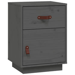 VidaXL 818309 nightstand/bedside table Grey