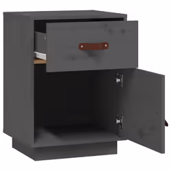 VidaXL 818310 nightstand/bedside table Grey - Additional view 7