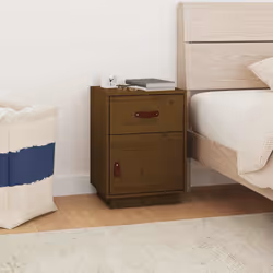VidaXL 818311 nightstand/bedside table Brown