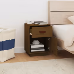 VidaXL 818311 nightstand/bedside table Brown