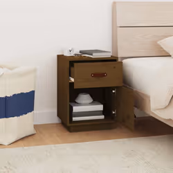 VidaXL 818312 nightstand/bedside table Brown