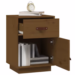 VidaXL 818312 nightstand/bedside table Brown - Additional view 4