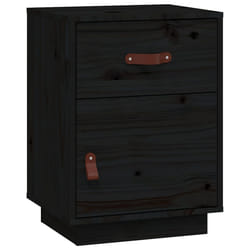 VidaXL 818313 nightstand/bedside table Black