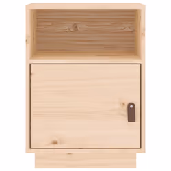 vidaXL 1/2x Solid Wood Pine Bedside Cabinet Nightstand End Table Multi Colours - Brown, 1 - Additional view 6