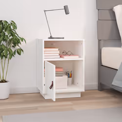 VidaXL 818317 nightstand/bedside table White
