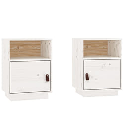 VidaXL 818318 nightstand/bedside table White