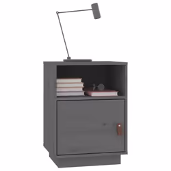 VidaXL 818320 nightstand/bedside table Grey - Additional view 4