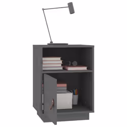VidaXL 818320 nightstand/bedside table Grey - Additional view 5
