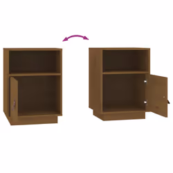 VidaXL 818321 nightstand/bedside table Brown - Additional view 8