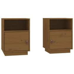 VidaXL 818322 nightstand/bedside table Brown