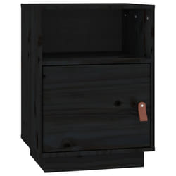 VidaXL 818323 nightstand/bedside table Black