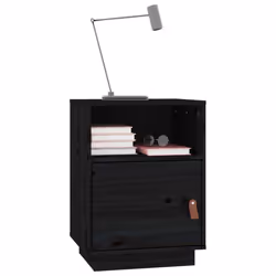 VidaXL 818323 nightstand/bedside table Black - Additional view 4