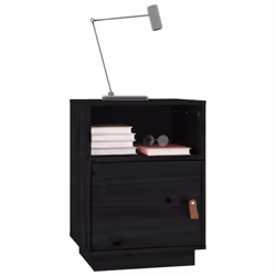 VidaXL 818324 nightstand/bedside table Black - Additional view 4